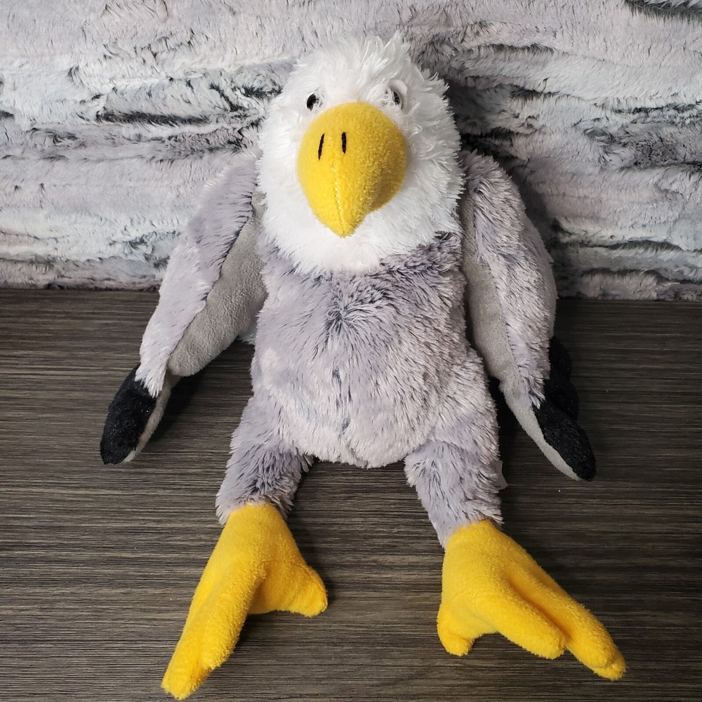 Nanco Bald Eagle Plush Stuffed Animal 16" - EUC Animaland 2007 National Bird